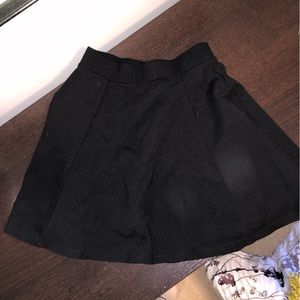 Black Circle Skirt. Size XS